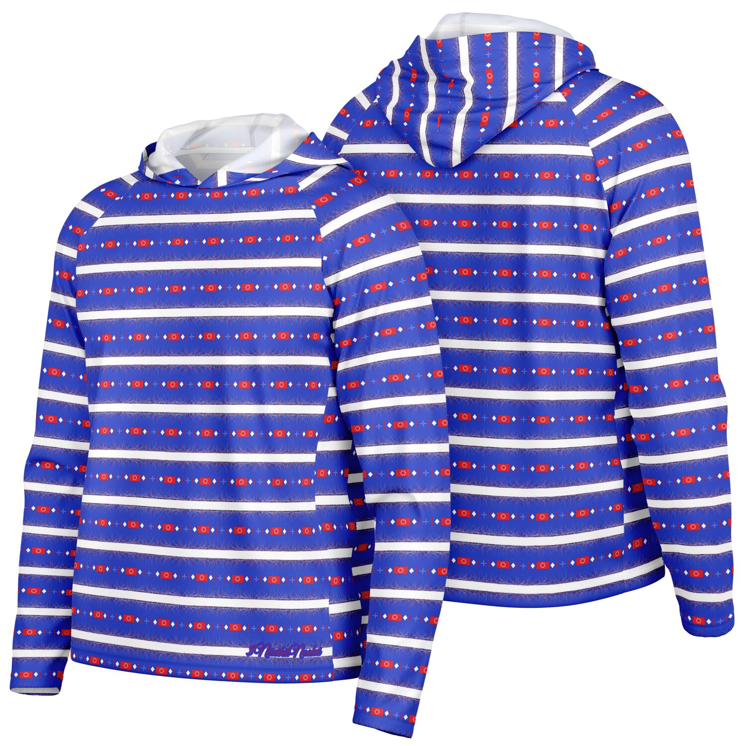 Oglala Sioux Tribe Hooded Performance Shirt - AOP