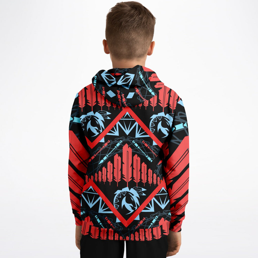$NiieihiiNookei Athletic Kids Hoodie - AOP