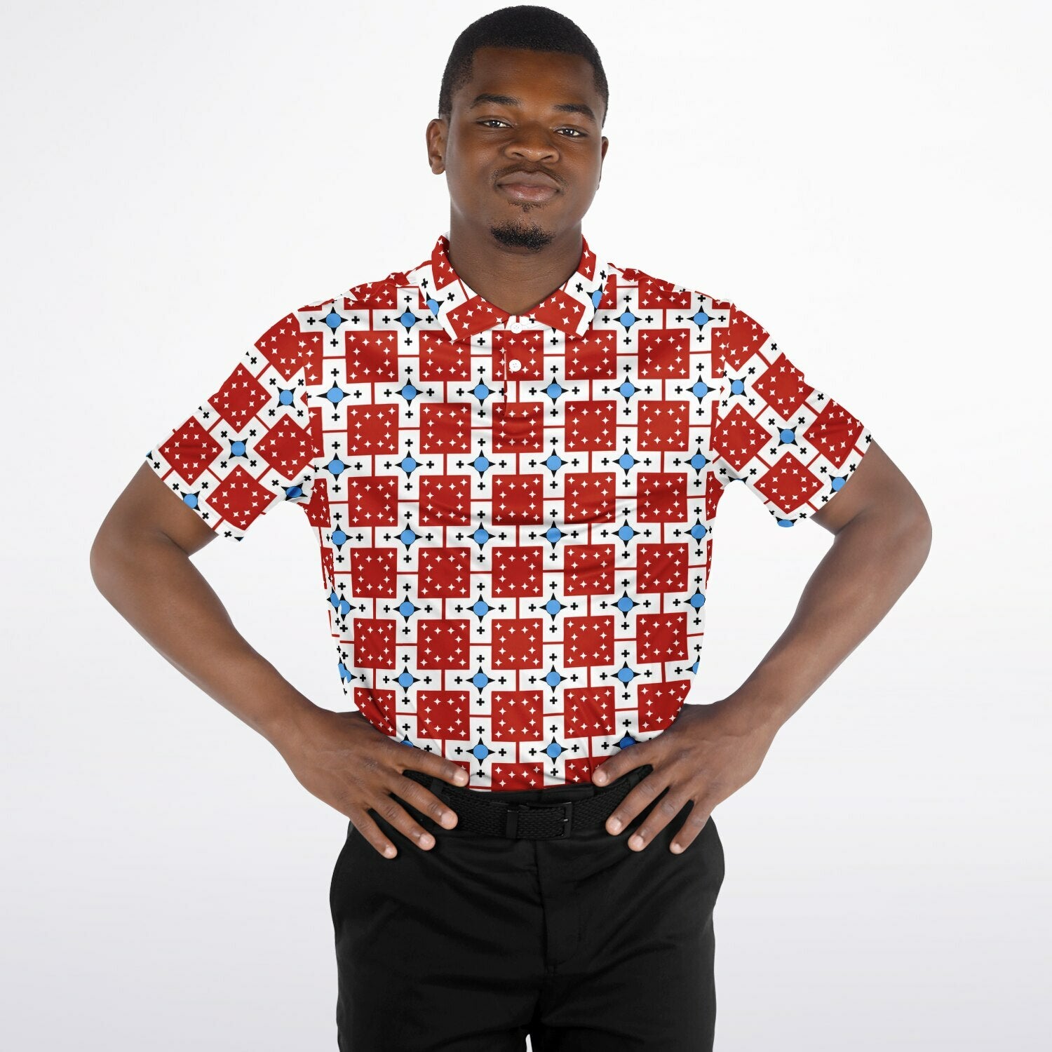 $NiieihiiNookei Polo Shirt - AOP