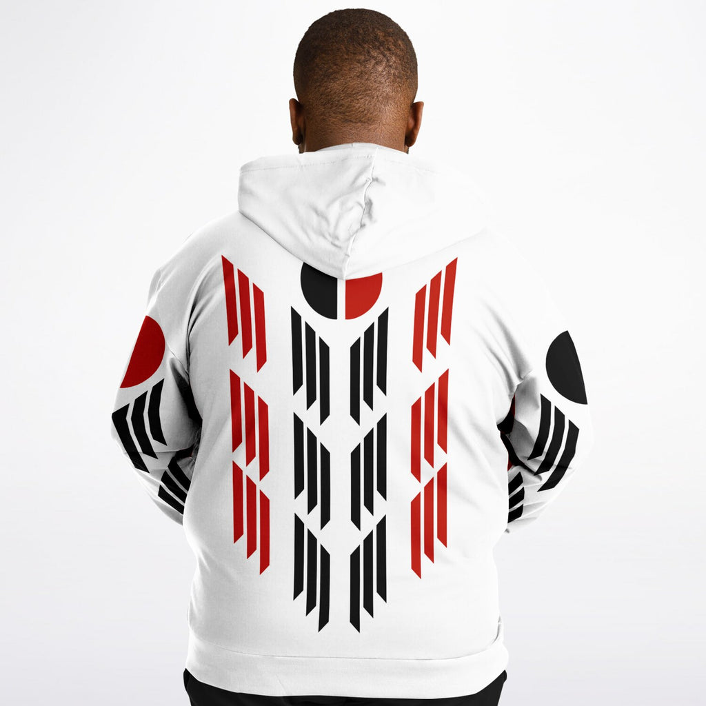 $NiieihiiNookei Arapaho Flag Athletic Plus-size Hoodie - AOP