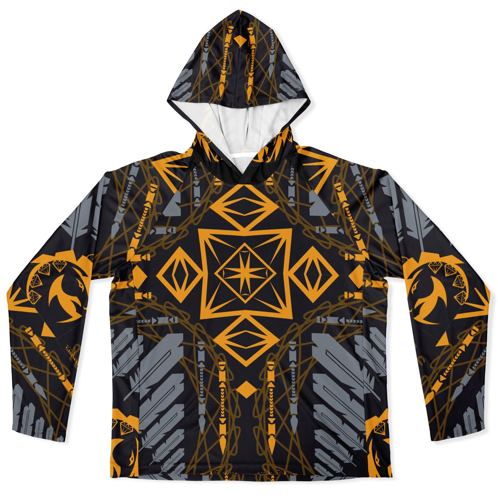 $NiieihiiNookei Long Sleeve Hooded Performance Shirt - AOP