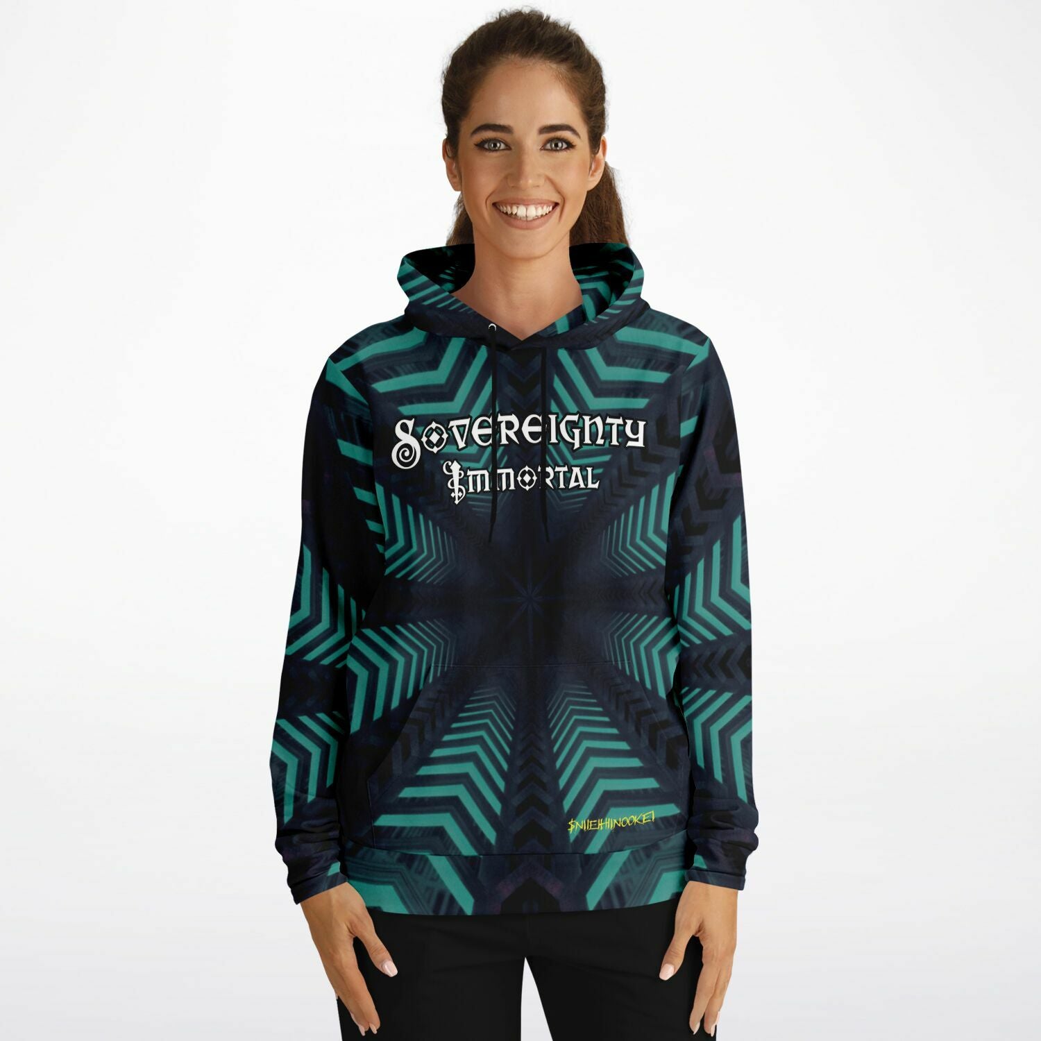 $NiieihiiNookei Athletic Hoodie - AOP