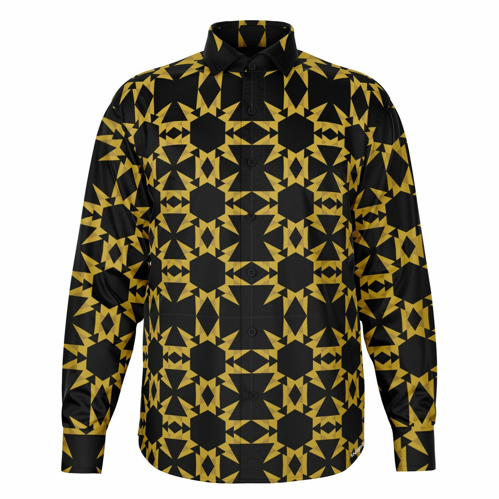 $NiieihiiNookei Long Sleeve Button Down Shirt - AOP