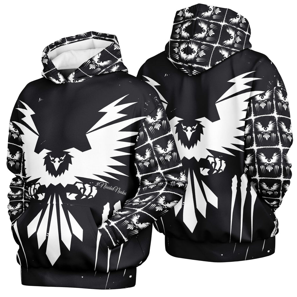 $NiieihiiNookei Graphic Design Heavyweight Oversized Hoodie - AOP