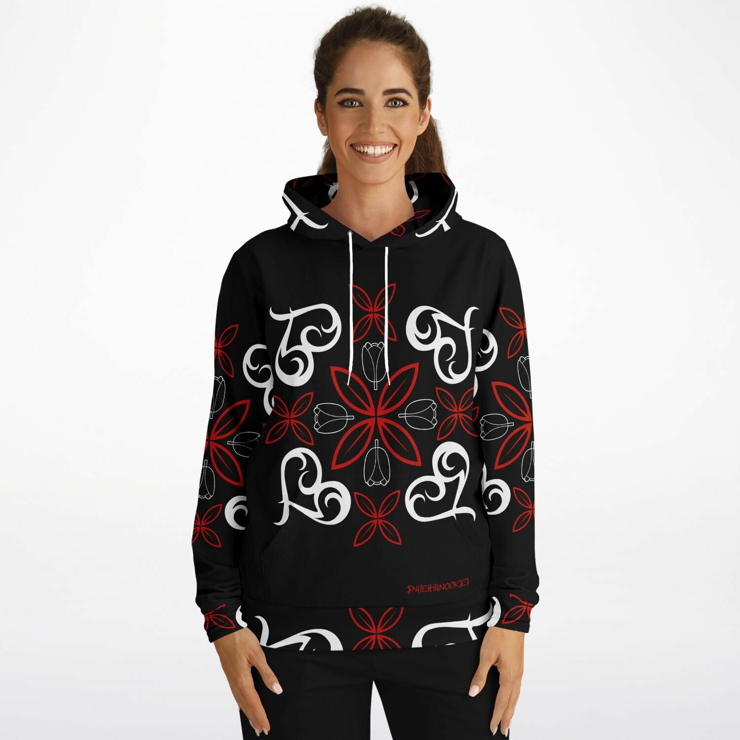 $NiieihiiNookei Athletic Hoodie - AOP