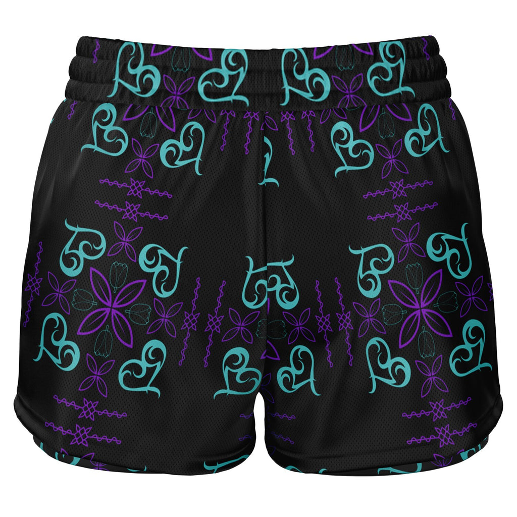 $NiieihiiNookei Women's 2-in-1 Shorts - AOP
