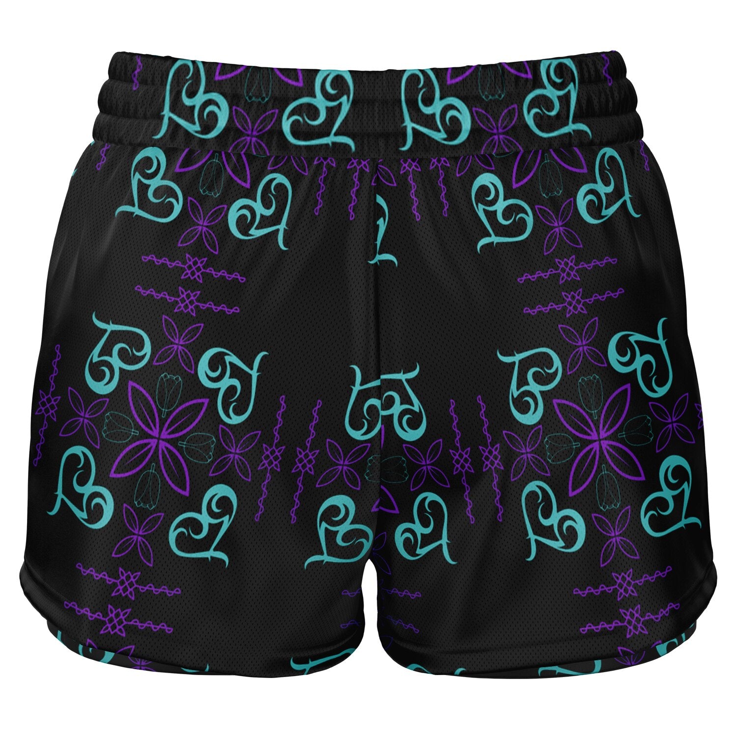 $NiieihiiNookei Women's 2-in-1 Shorts - AOP