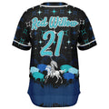 #21 Red Willow Premium Baseball Jersey - AOP