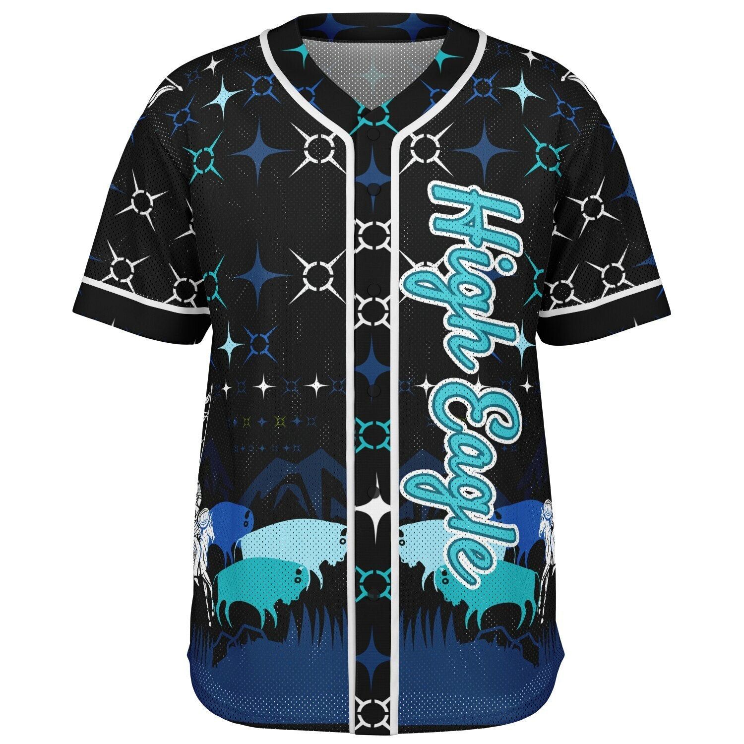 #49 High Eagle Premium Baseball Jersey - AOP