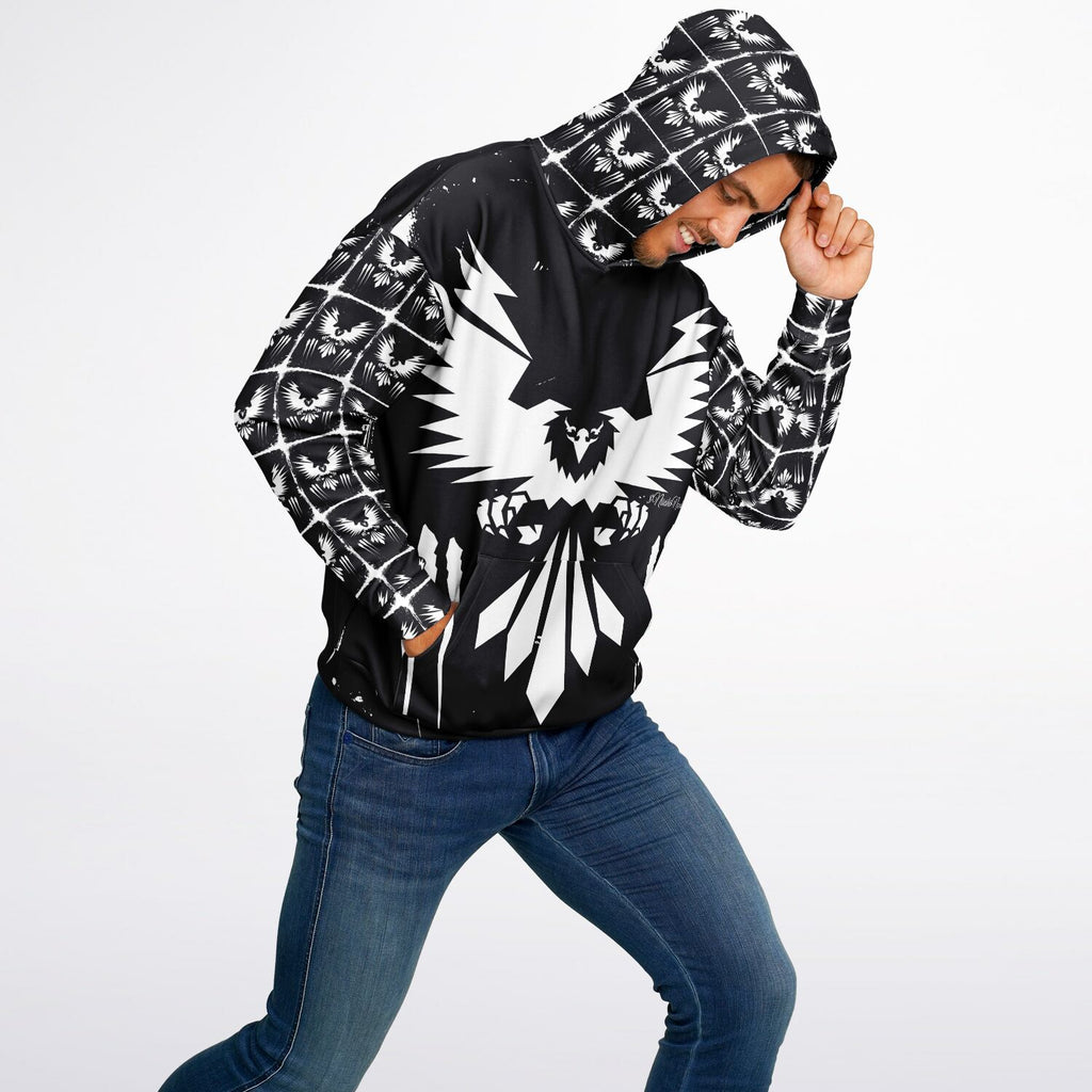 $NiieihiiNookei Graphic Design Heavyweight Oversized Hoodie - AOP