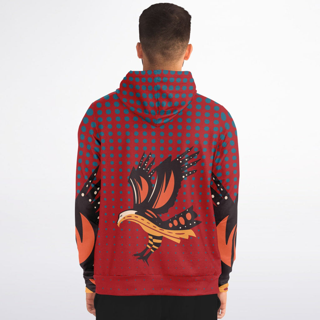 $NiieihiiNookei Athletic Zip-Up Hoodie - AOP