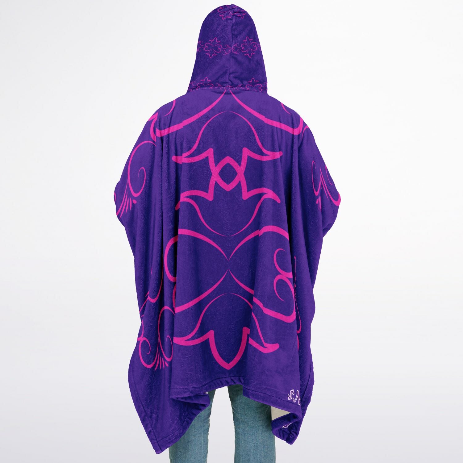 $NiieihiiNookei Flannel Blanket Poncho - AOP