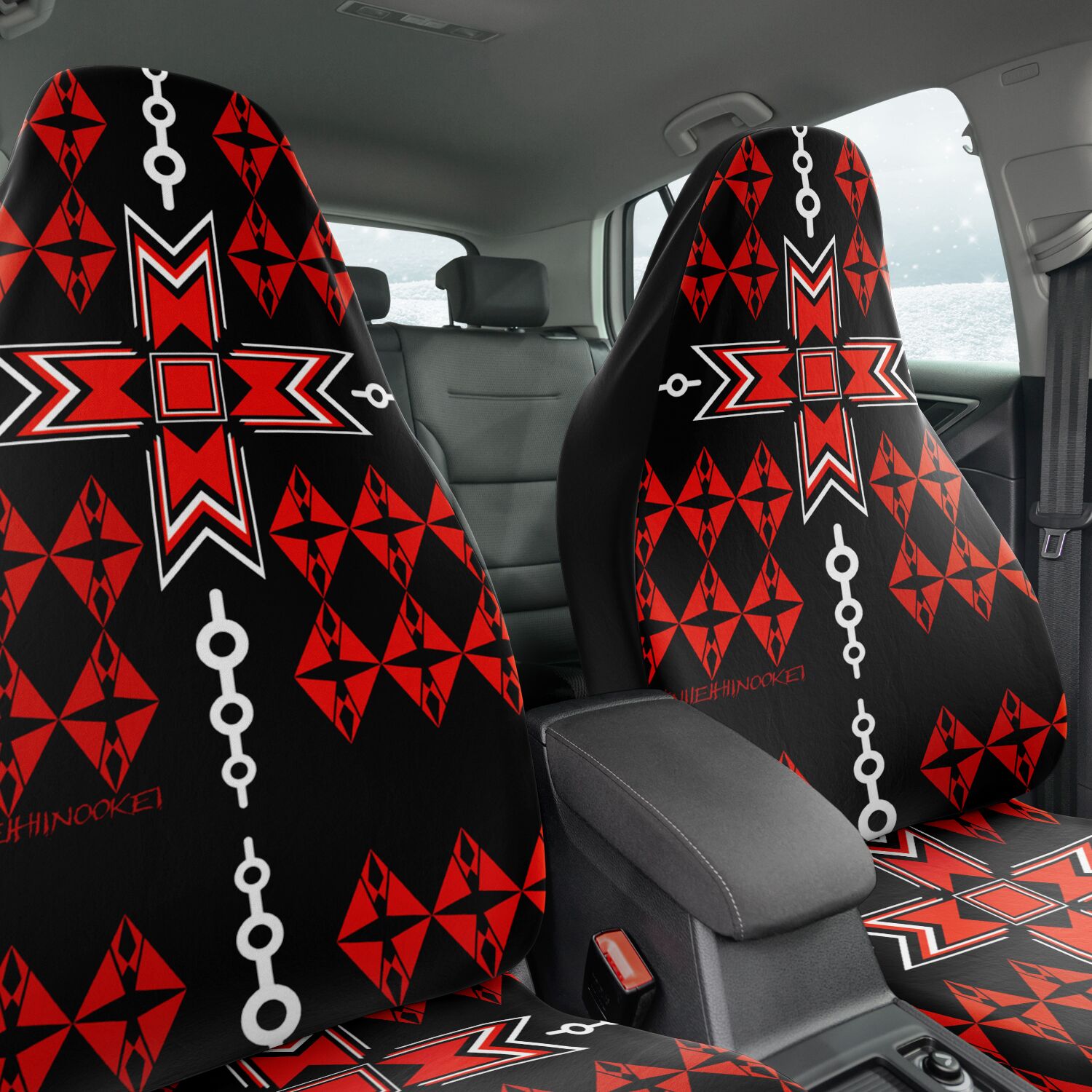 $NiieihiiNookei Car Seat Cover - AOP