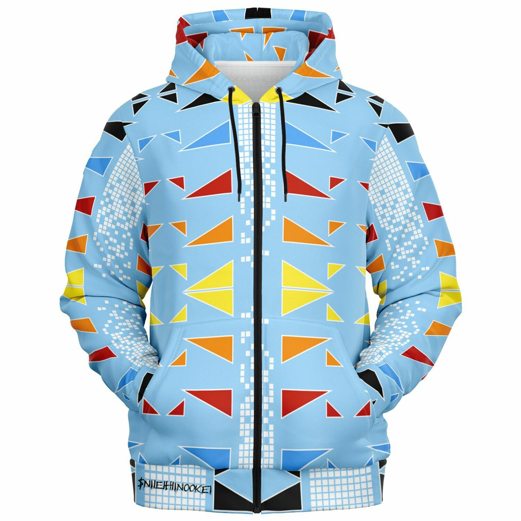 $NiieihiiNookei Fashion Zip-Up Hoodie - AOP