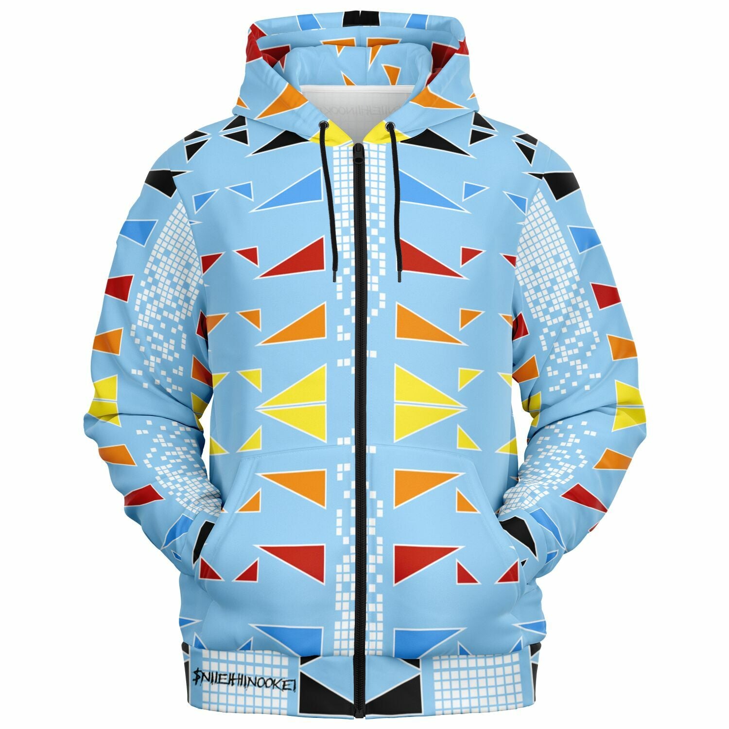 $NiieihiiNookei Fashion Zip-Up Hoodie - AOP