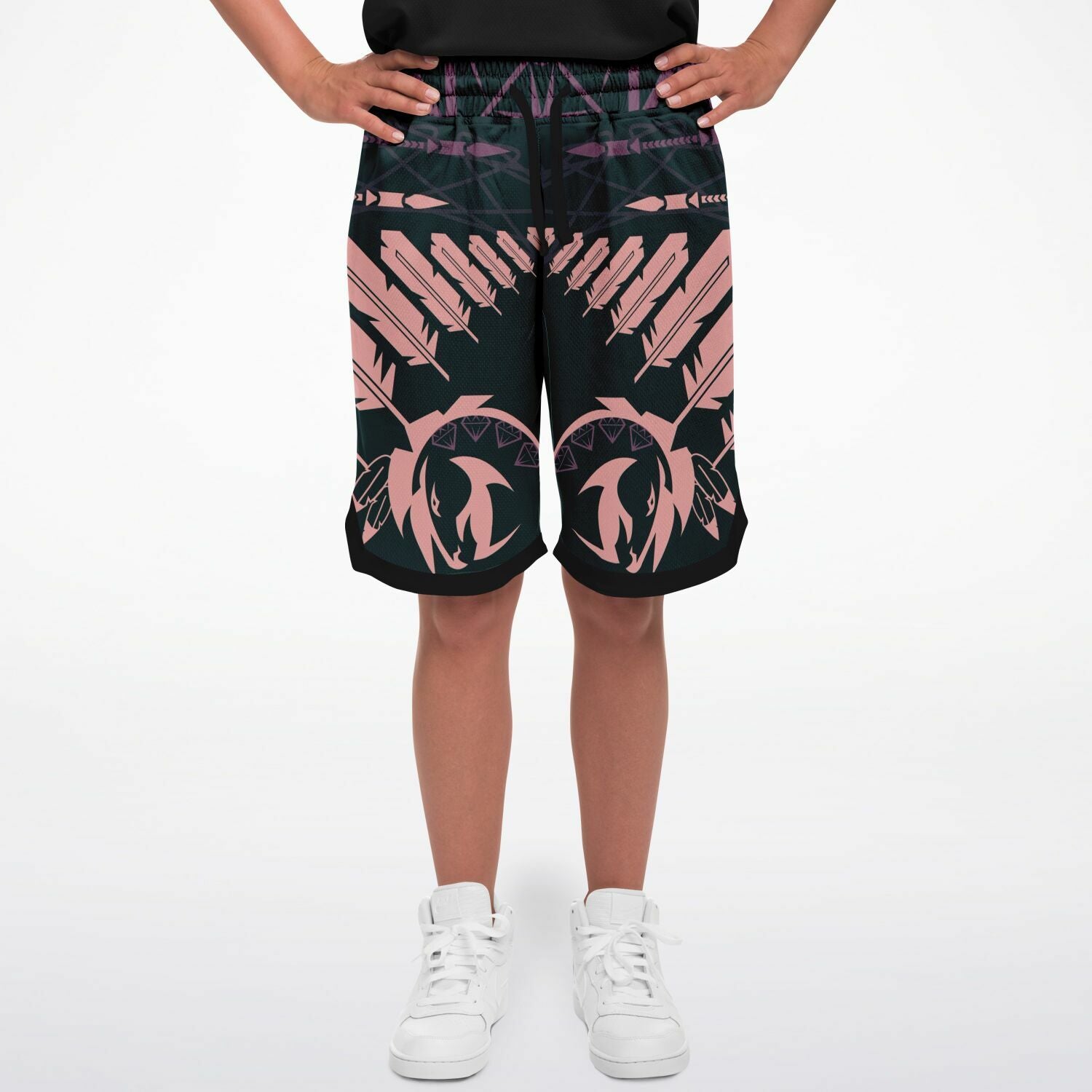 $NiieihiiNookei Basketball Short Rib - AOP