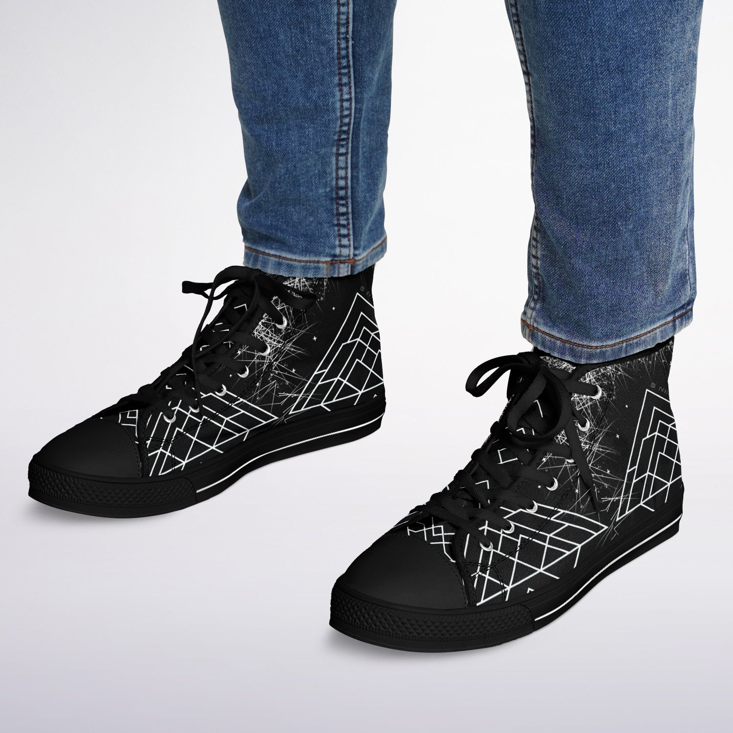 $NiieihiiNookei Urban Peak High Top Shoes - AOP