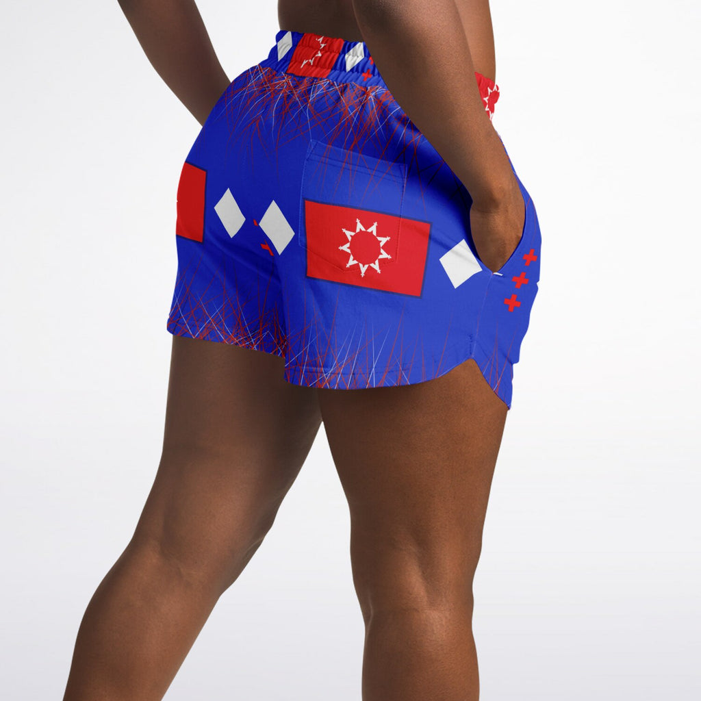 Oglala Lakota Flag Athletic Shorts - AOP