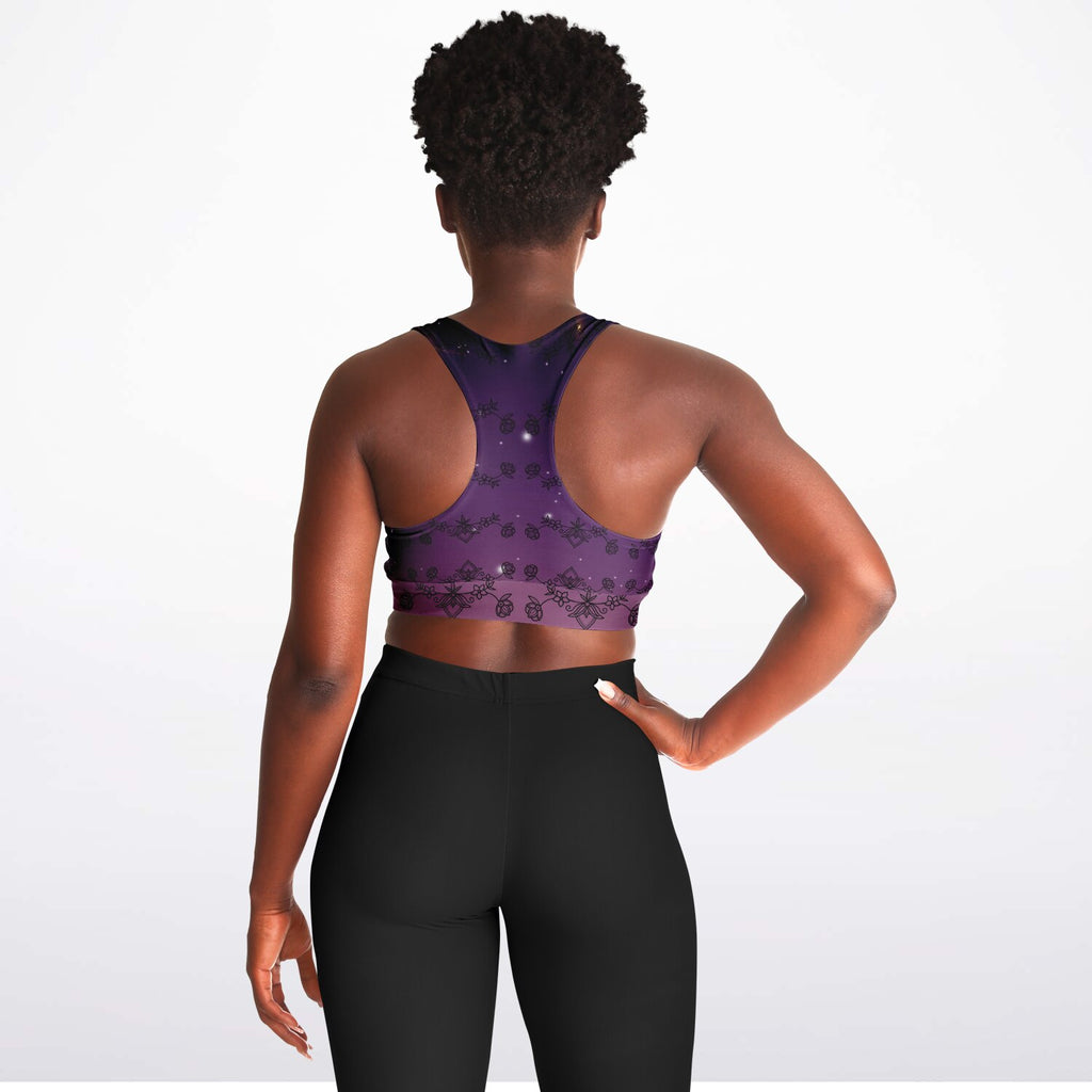 $NiieihiiNookeiPadded Sports Bra - AOP