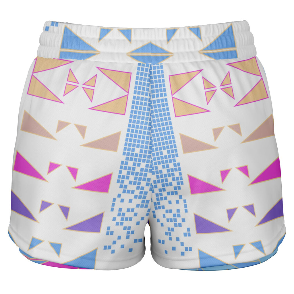 $NiieihiiNookei Women's 2-in-1 Shorts - AOP