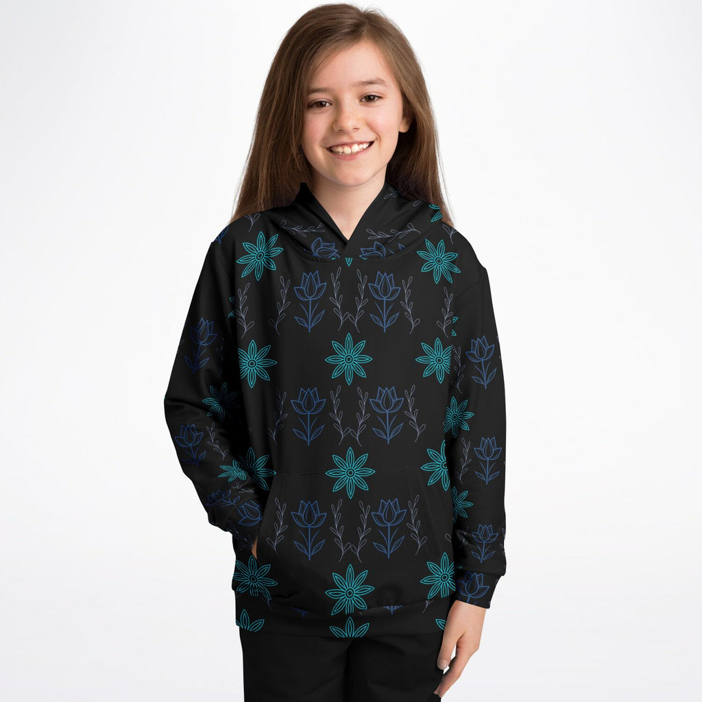 $NiieihiiNookei Athletic Kids Hoodie - AOP