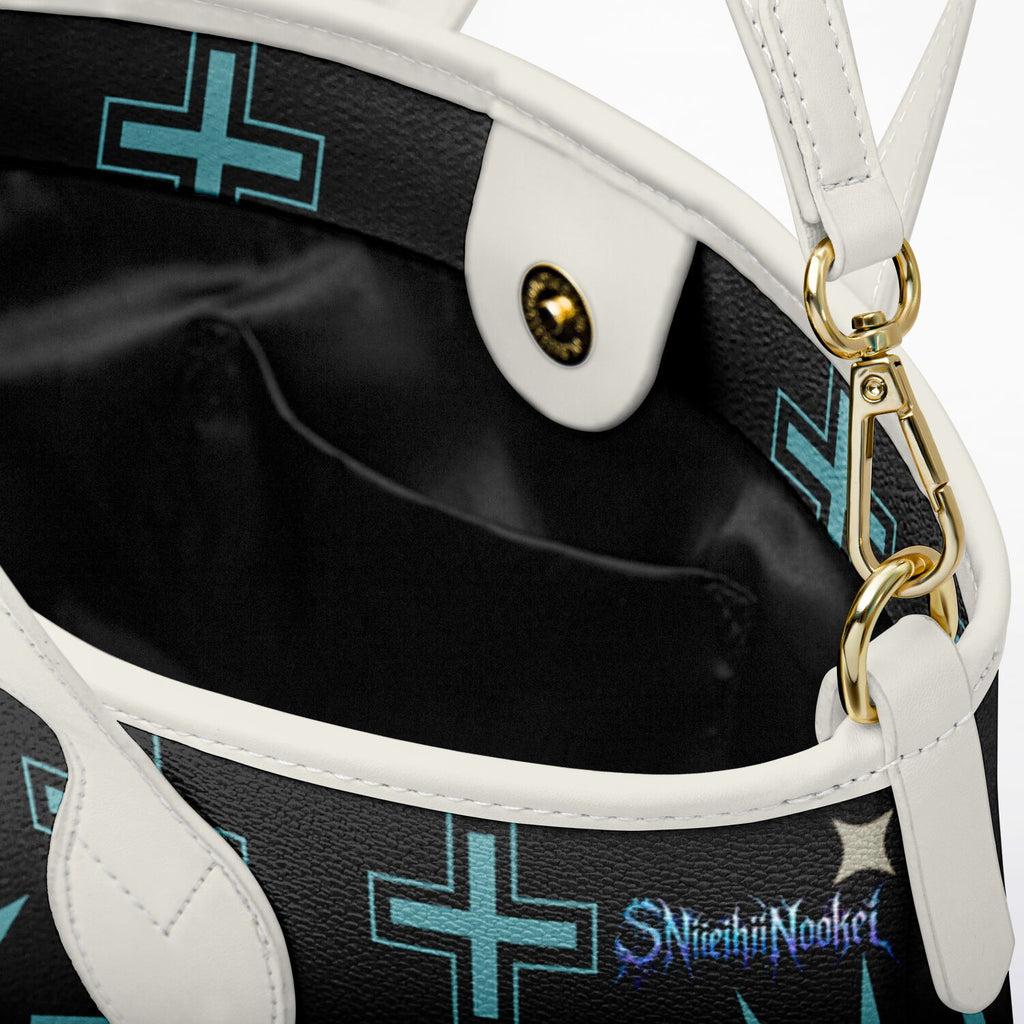 $NiieihiiNookei Leather Tote Bag - AOP