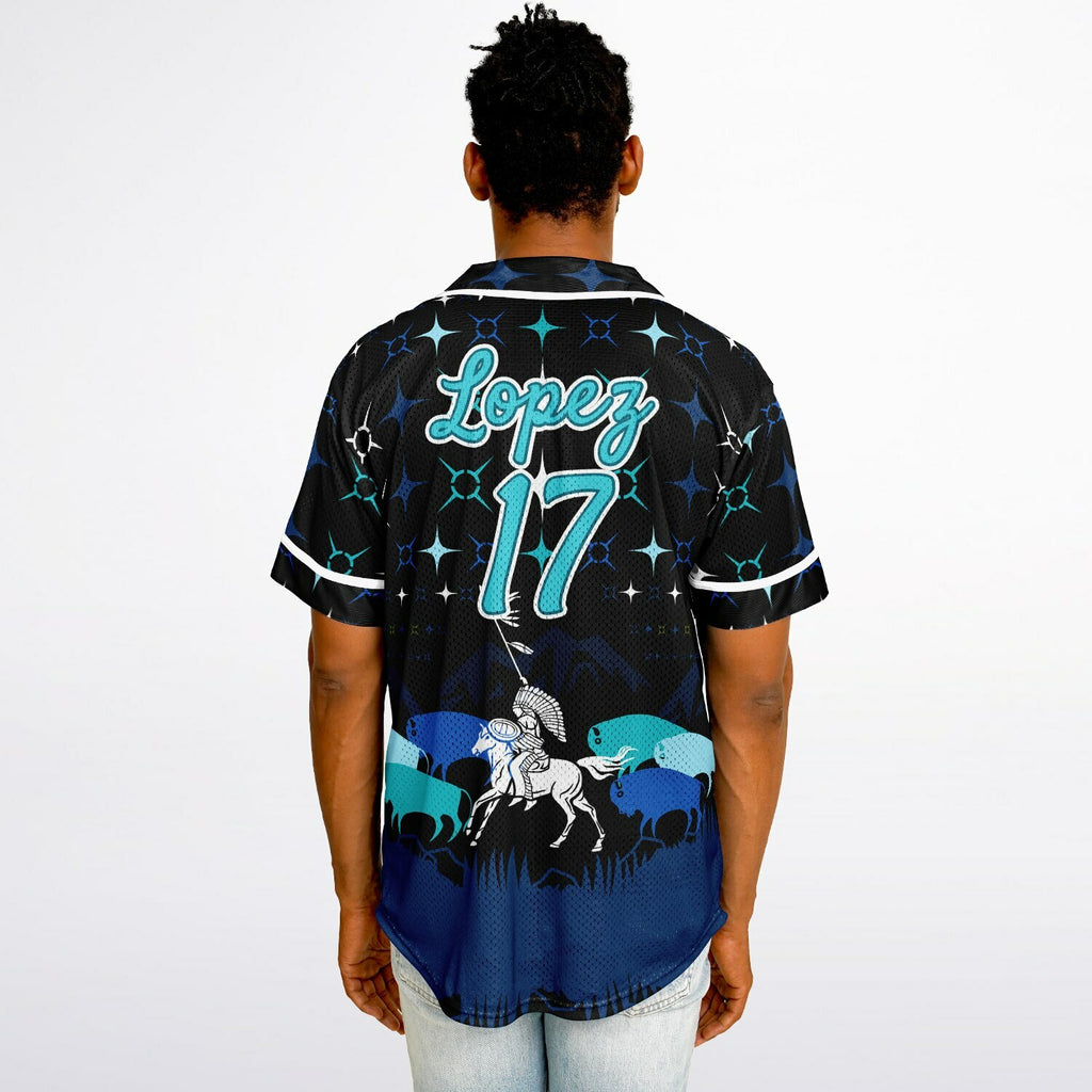#17 Lopez Premium Baseball Jersey - AOP copy