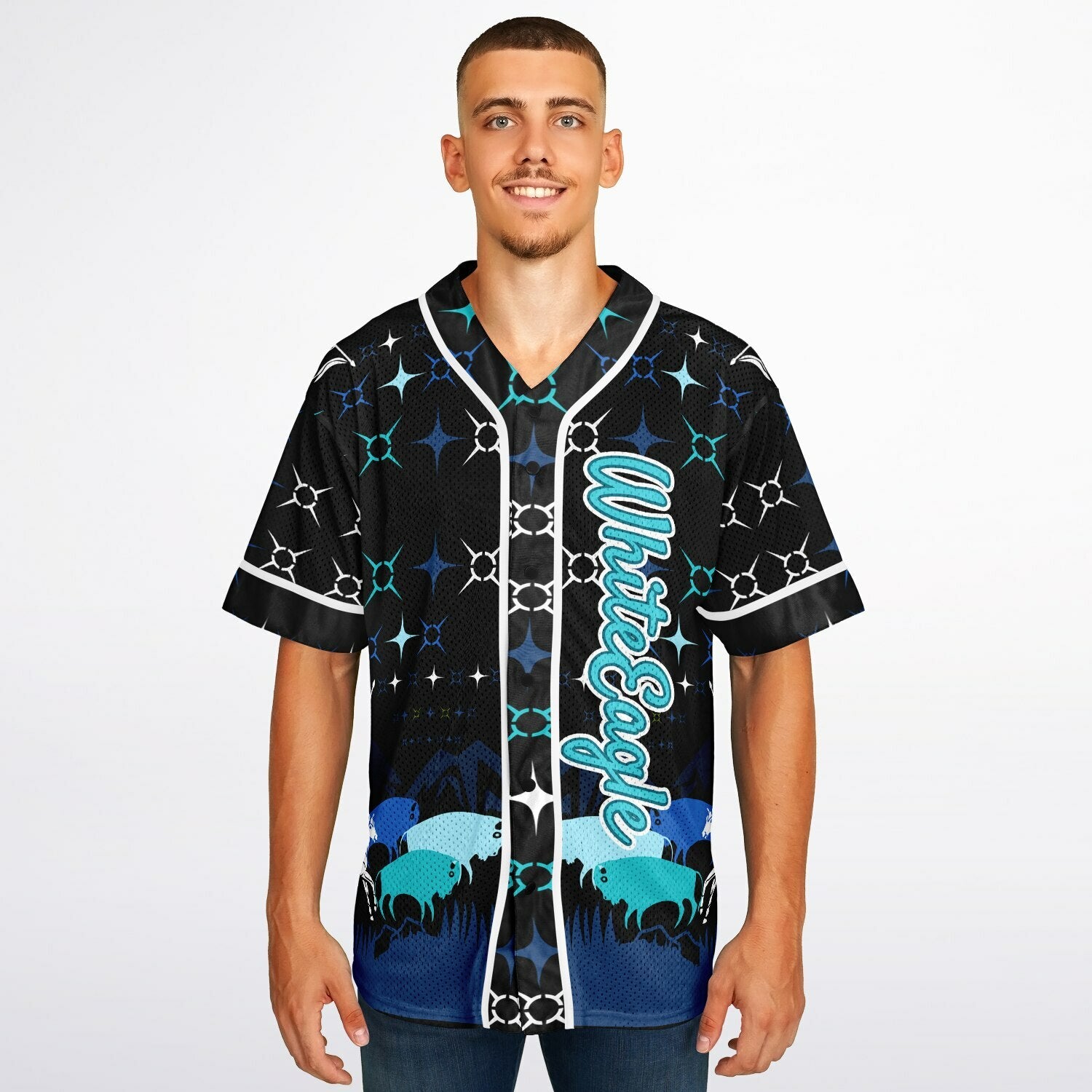 #9 WhiteEagle Premium Baseball Jersey - AOP