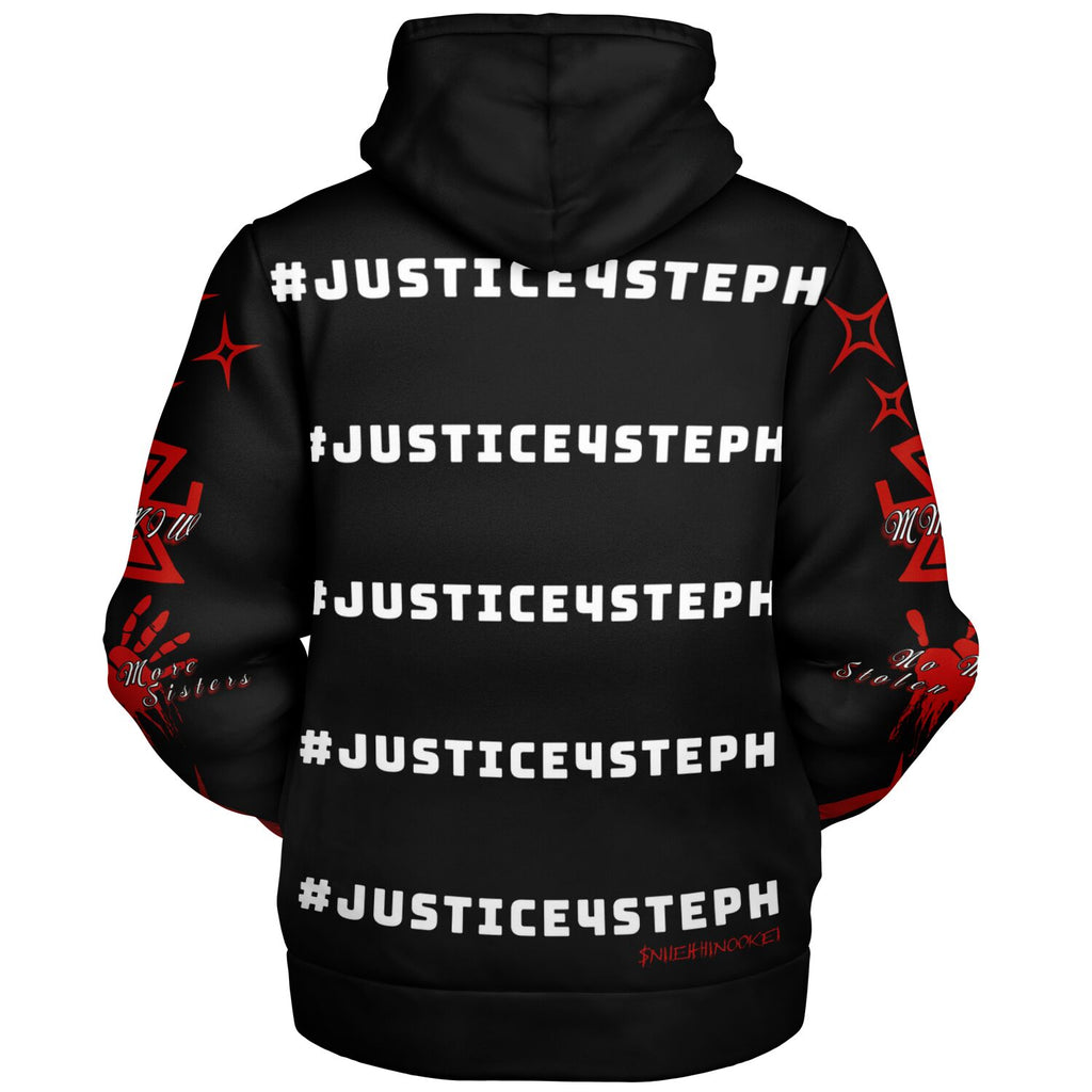 #JUSTICE4STEPH Microfleece Ziphoodie - AOP