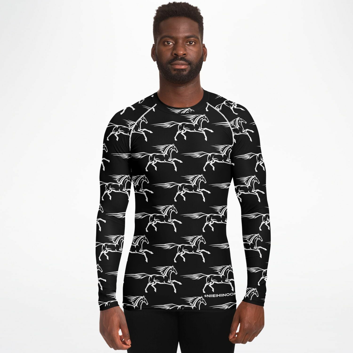 $NiieihiiNookei Men's Rashguard - AOP