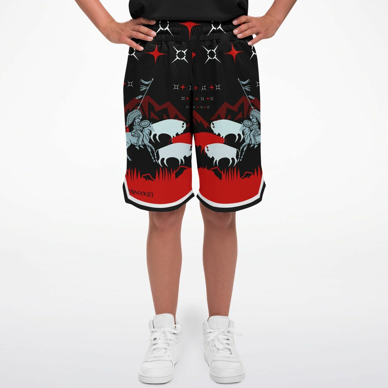 $NiieihiiNookei Basketball Short Rib - AOP