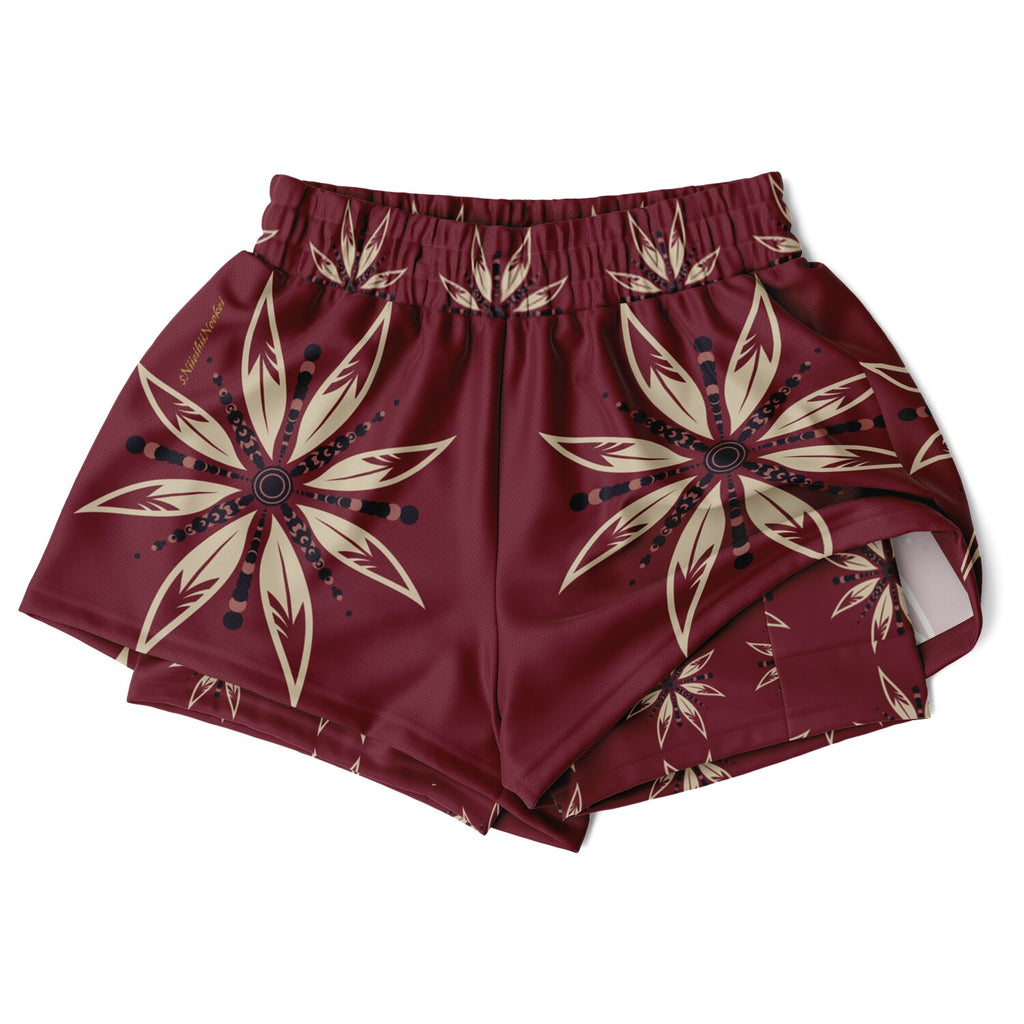 $NiieihiiNookei Women's 2-in-1 Shorts - AOP