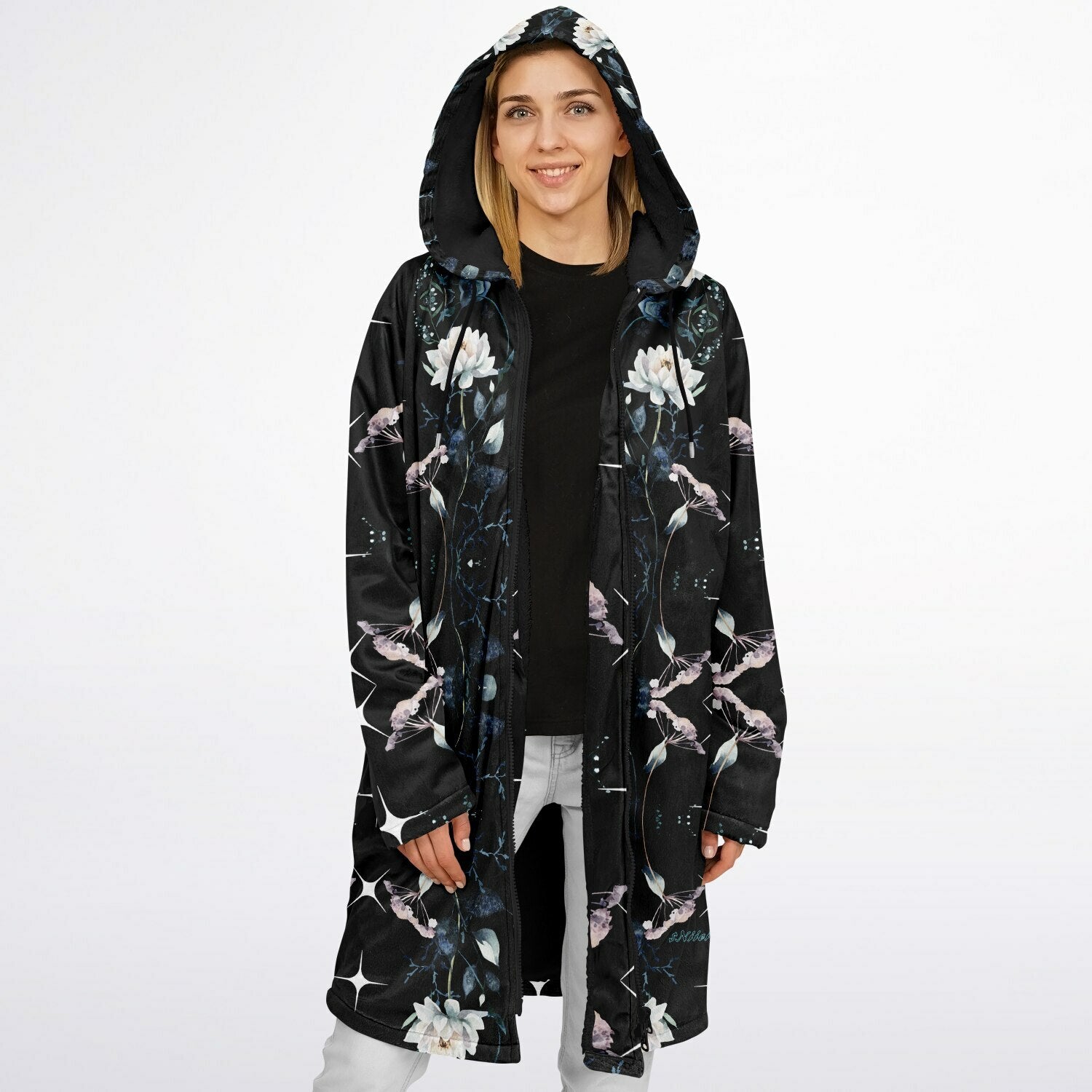 $NiieihiiNookei Zipper Cloak - AOP