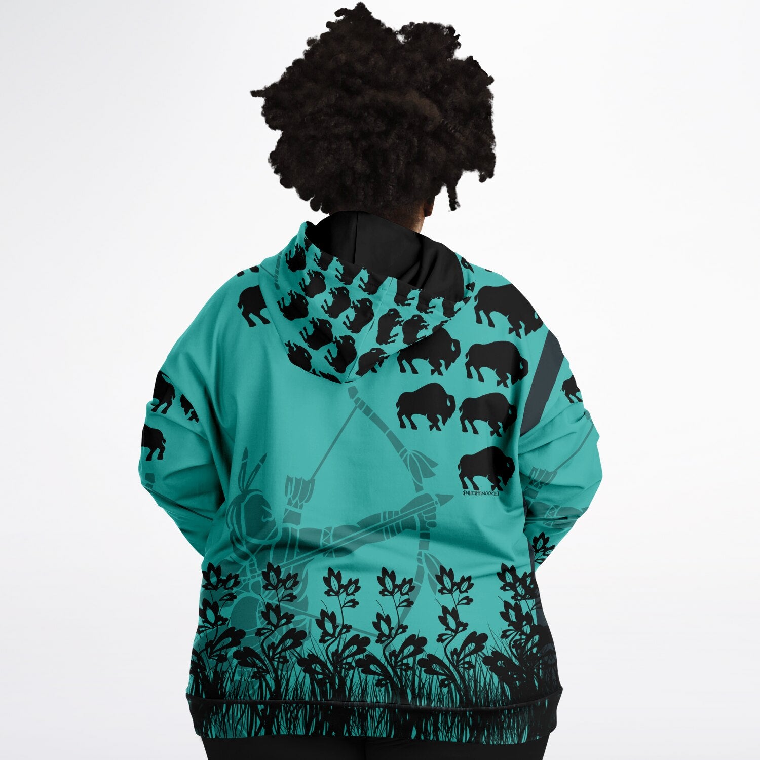 $NiieihiiNookei Fashion Plus-size Hoodie - AOP