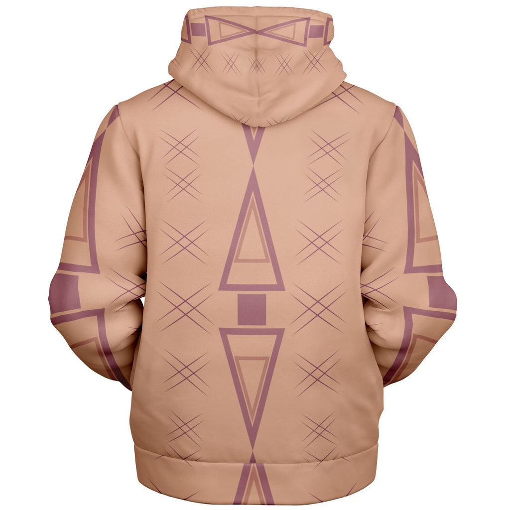 $NiieihiiNookei Microfleece Ziphoodie - AOP