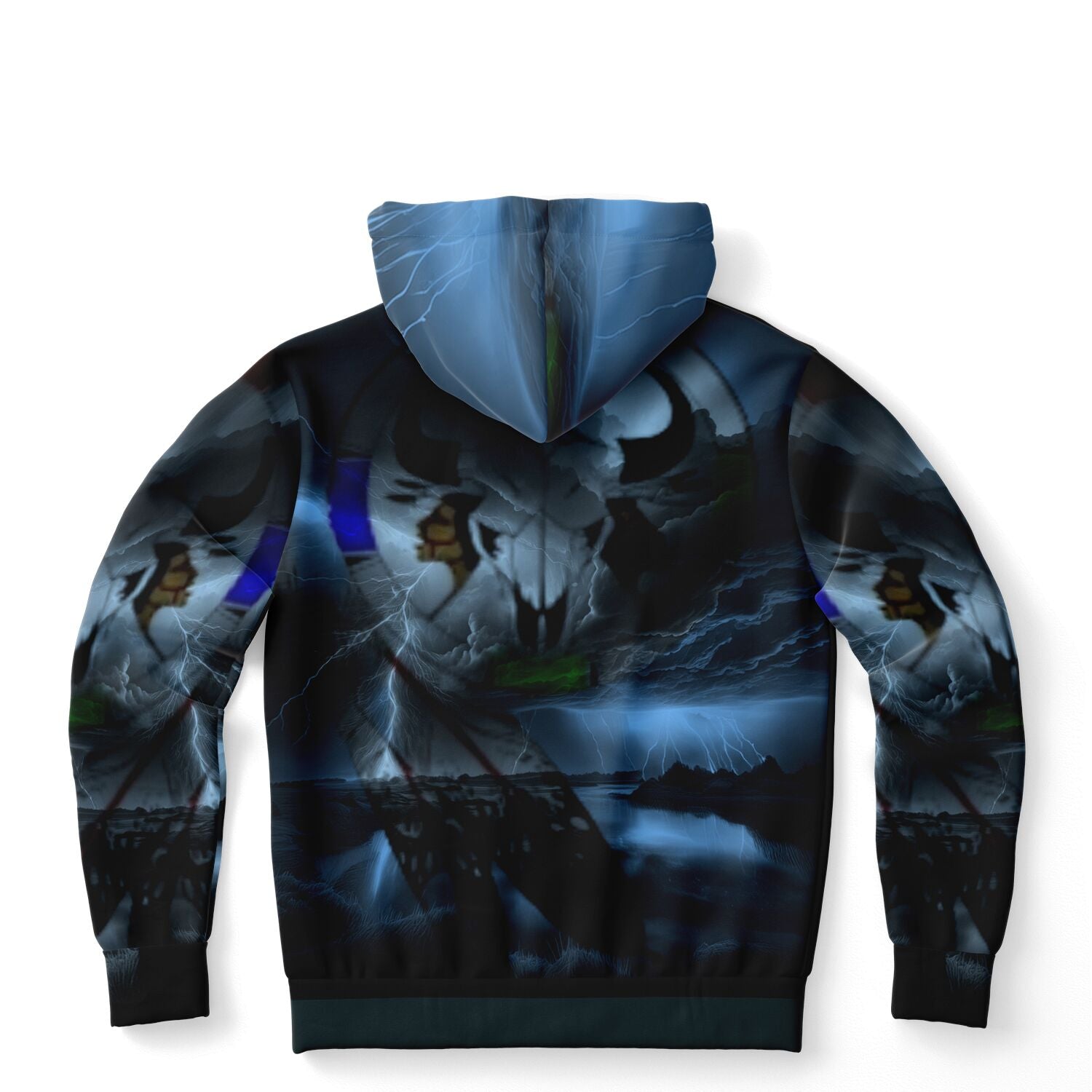 $NiieihiiNookei Design Northern Arapaho Logo Hoodie - AOP