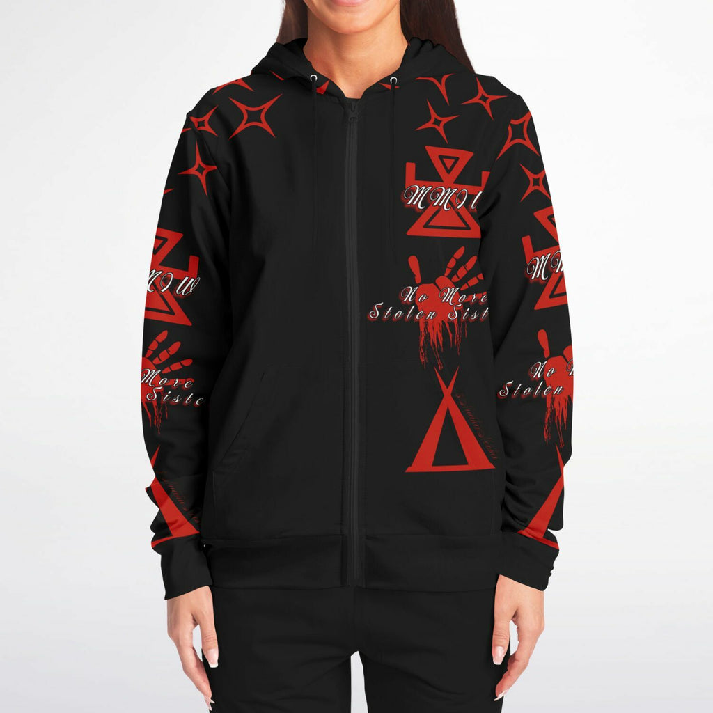 $NiieihiiNookei MMIW Zip-Up Hoodie - AOP