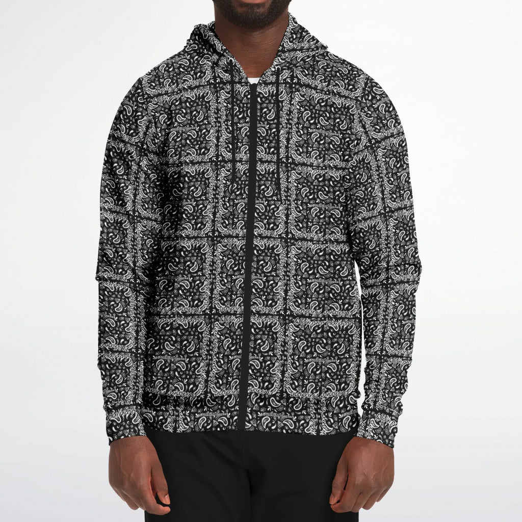 $NiieihiiNookei Athletic Zip-Up Hoodie - AOP
