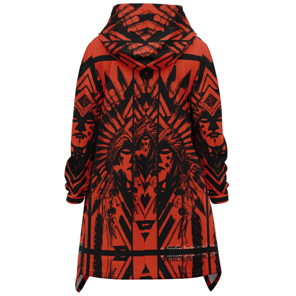 $NiieihiiNookei Fashion Elongated Cloak - AOP