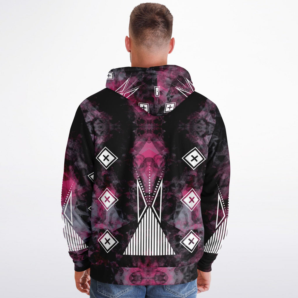 $NiieihiiNookei Microfleece Ziphoodie - AOP