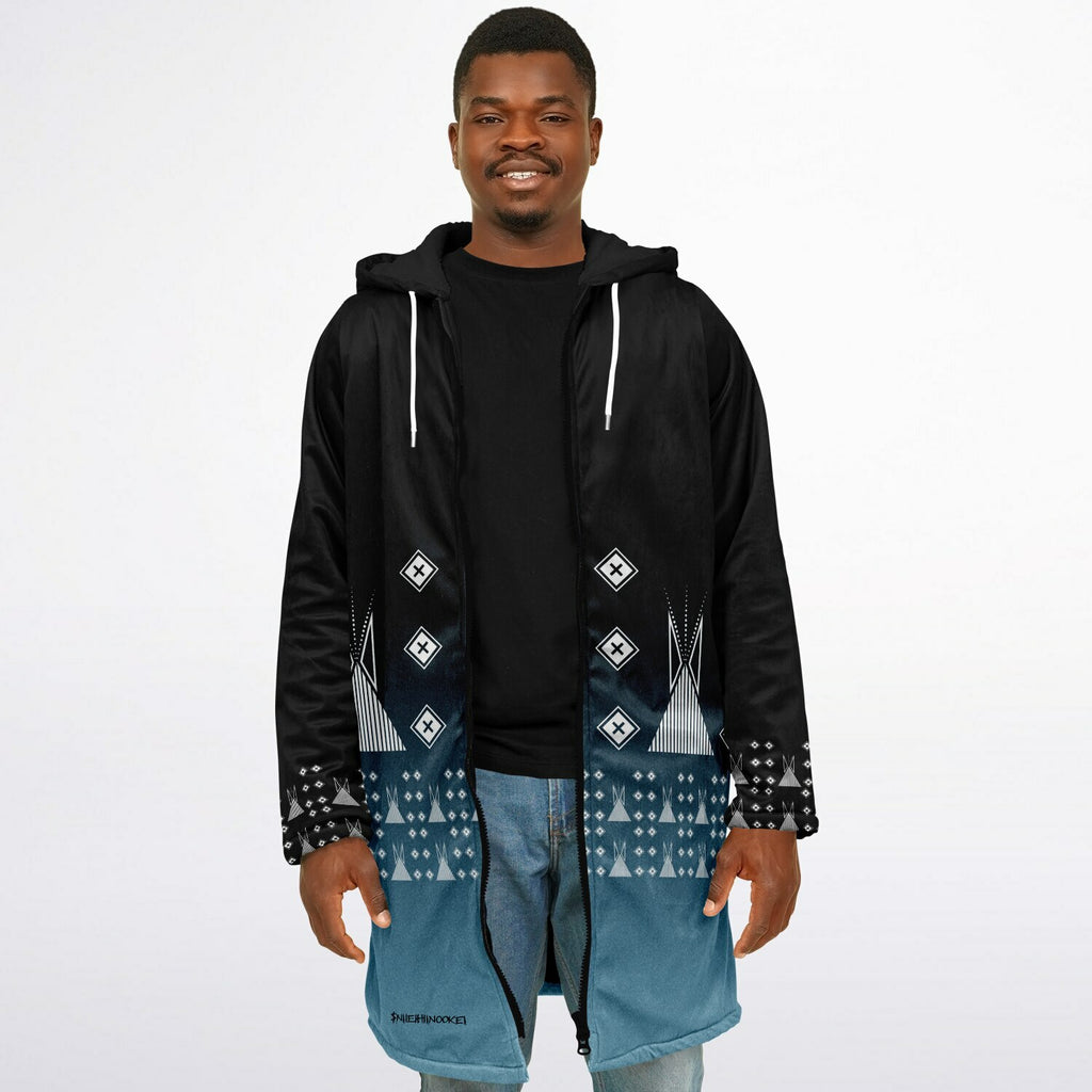 $NiieihiiNookei Zipper Cloak - AOP
