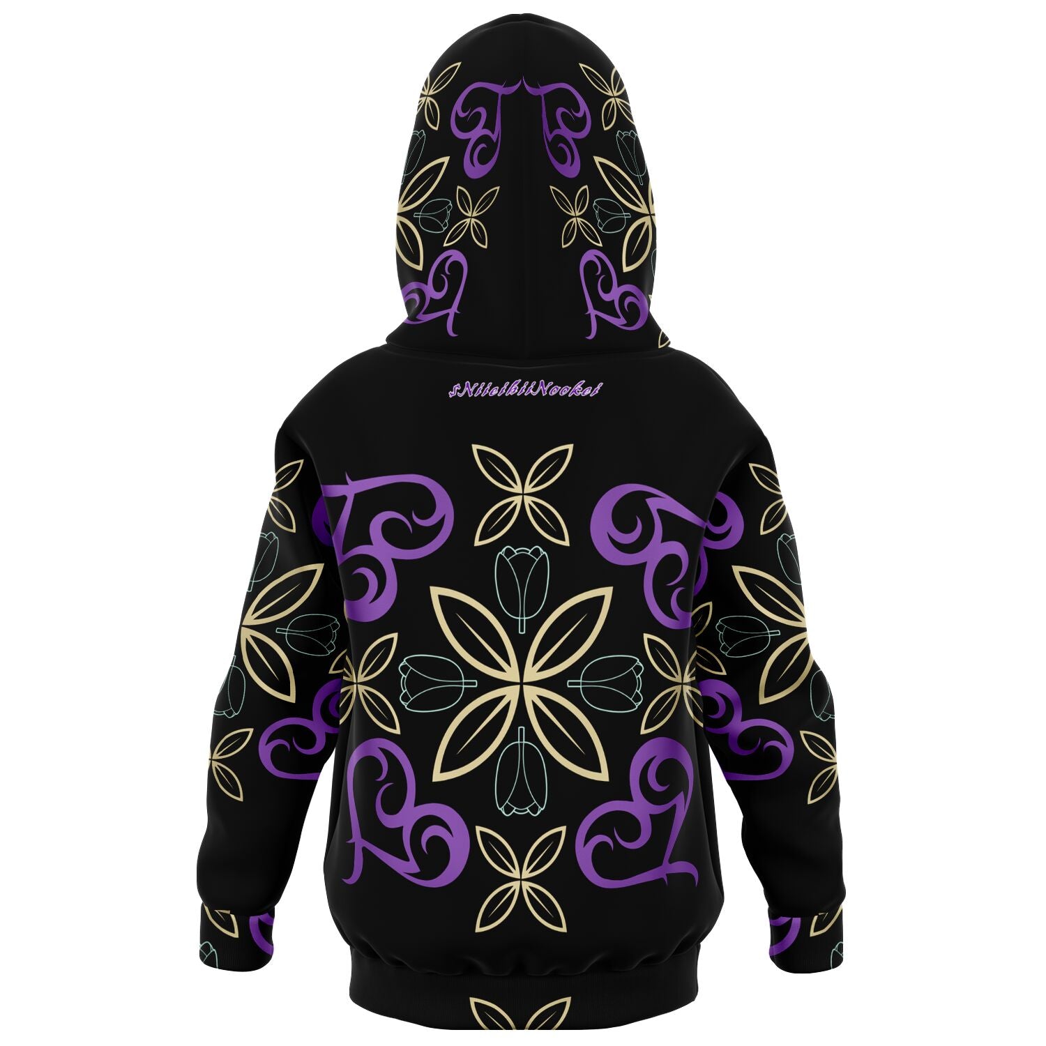 $NiieihiiNookei Athletic Kids Hoodie - AOP
