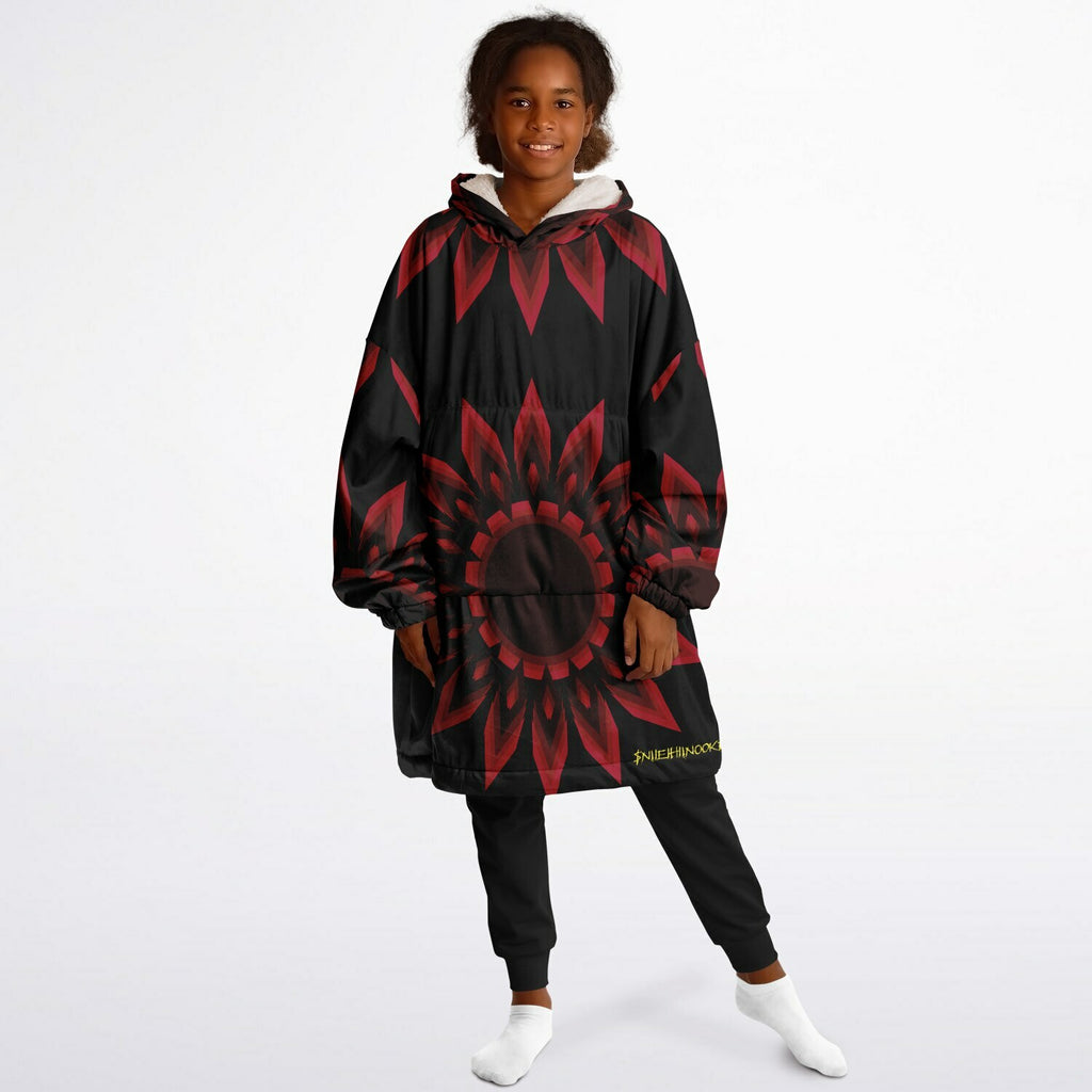 $NiieihiiNookei Youth Snug Hoodie - AOP