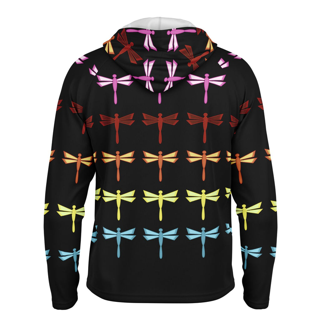 $NiieihiiNookei Long Sleeve Hooded Performance Shirt - AOP
