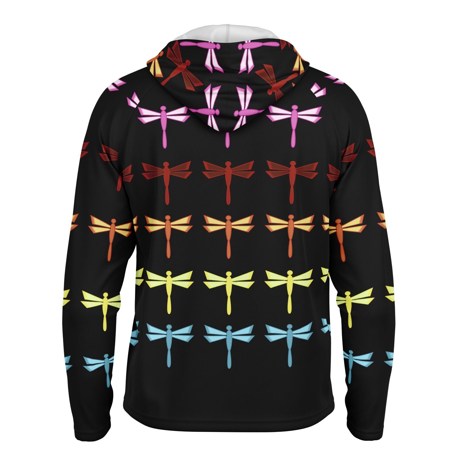 $NiieihiiNookei Long Sleeve Hooded Performance Shirt - AOP