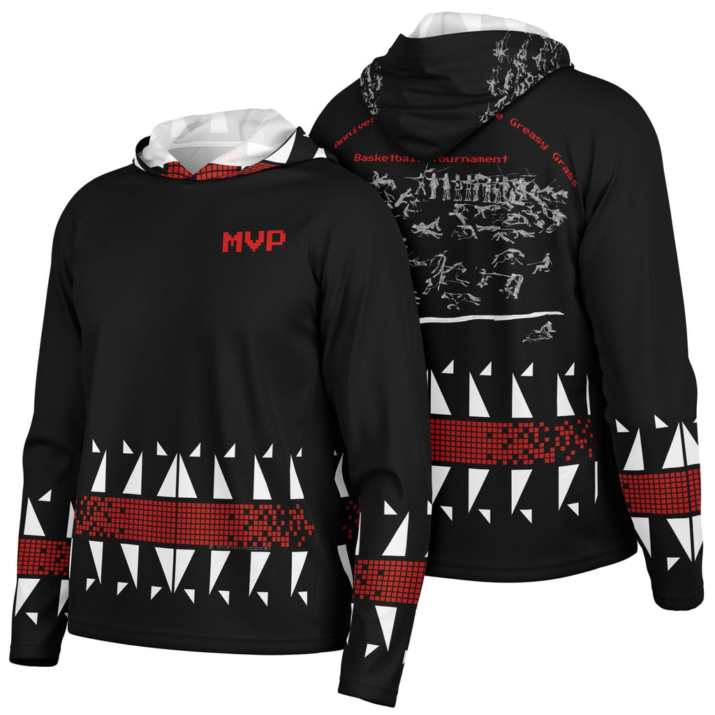 $NIIEIHIINOOKEI MVP BLBH Hooded Performance Shirt - AOP