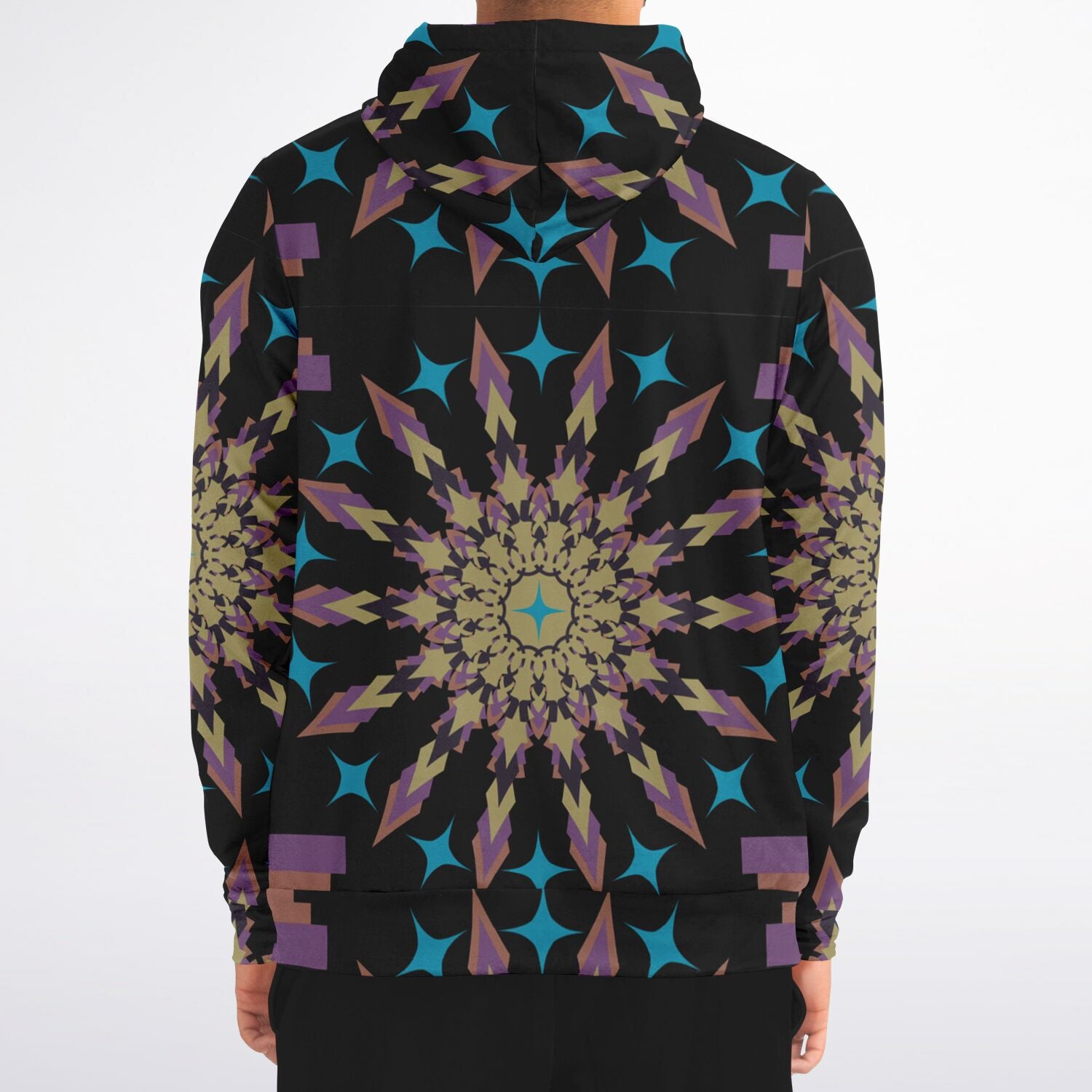 $NiieihiiNookei Athletic Zip-Up Hoodie - AOP