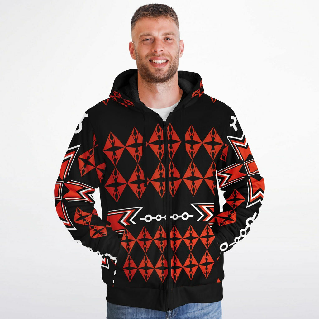 Graphic Design by $NiieihiiNookei - Microfleece Ziphoodie - AOP