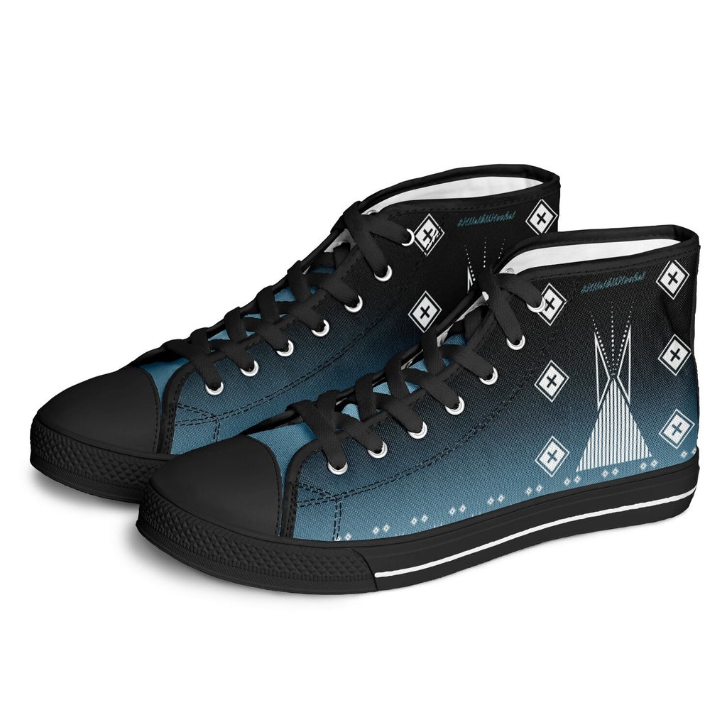 $NiieihiiNookei Urban Peak High Top Shoes - AOP