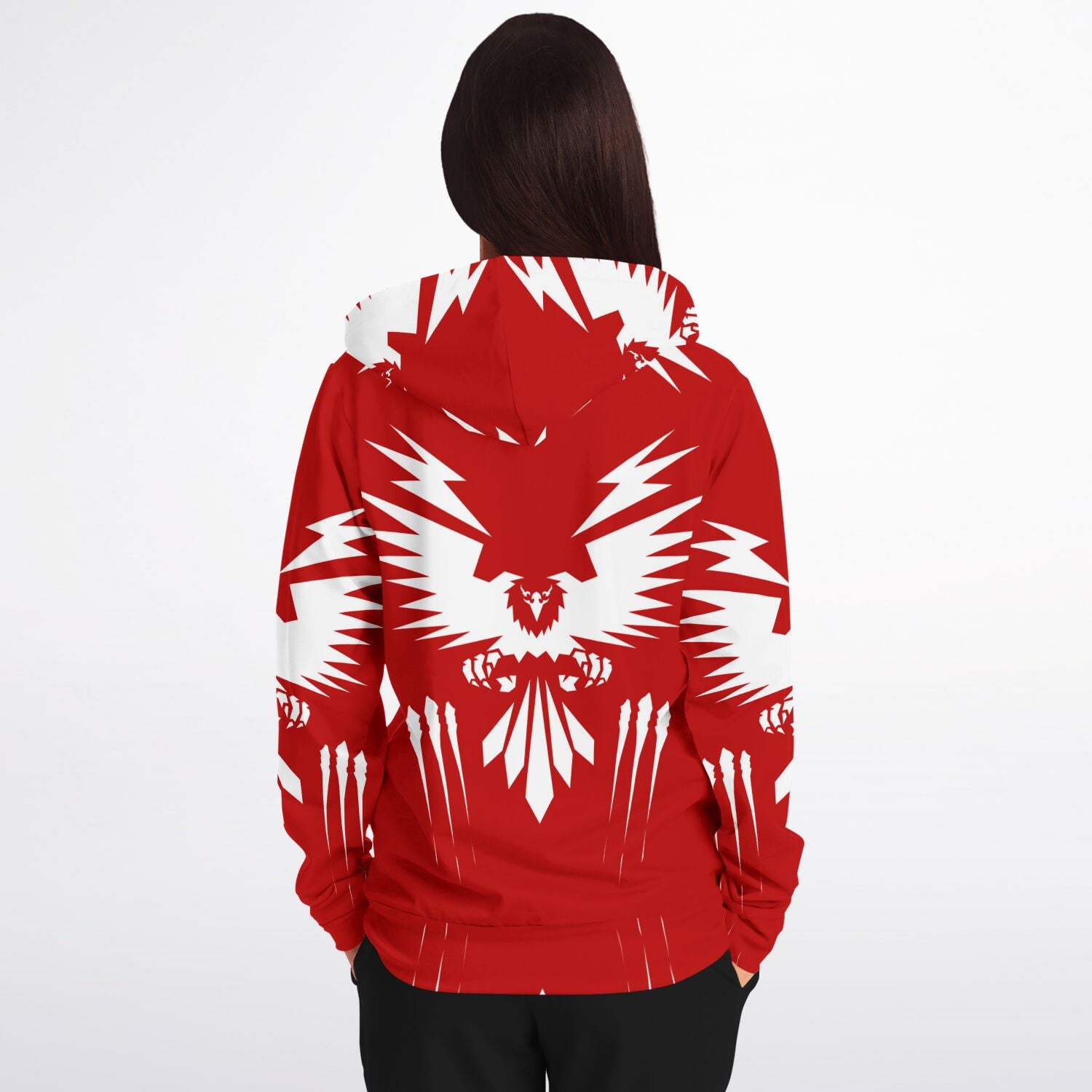 $NiieihiiNookei Athletic Zip-Up Hoodie - AOP
